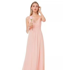 Bridesmaid dress - Bill Levkoff 7034 - Frost Rose NWT
